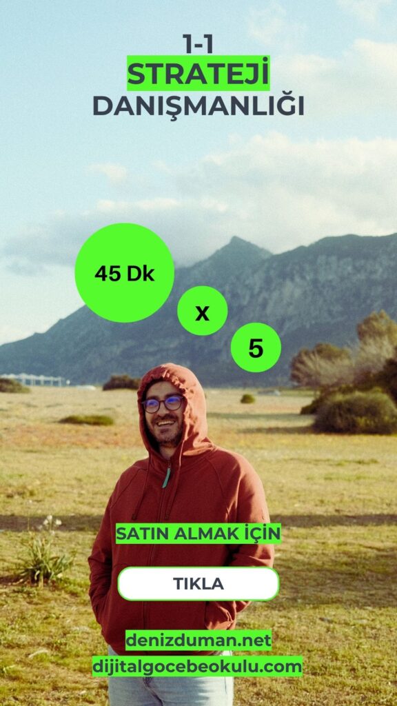 1-1 Özel Danışmanlık Görüşmesi Paketi | 45 Dk x 5 Görüşme